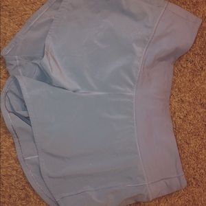 Size 8 4” Light bluish/grey Lululemon